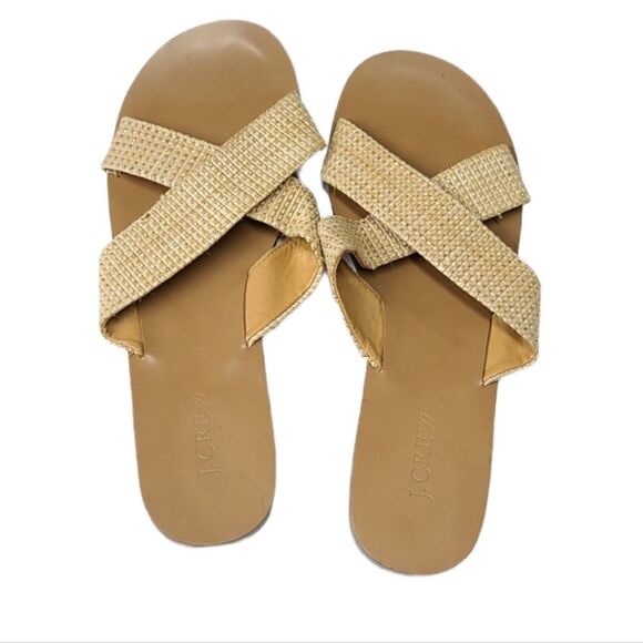 J Crew Women’s Flat Sandals Size 9 - Picture 1 of 6